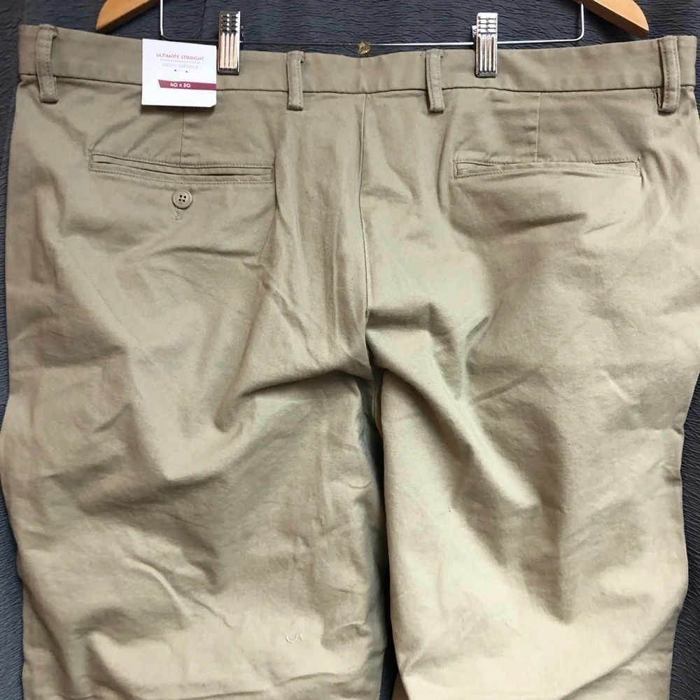 NWT, Old Navy ultimate straight 40 x 30 khaki pants side pockets Men's